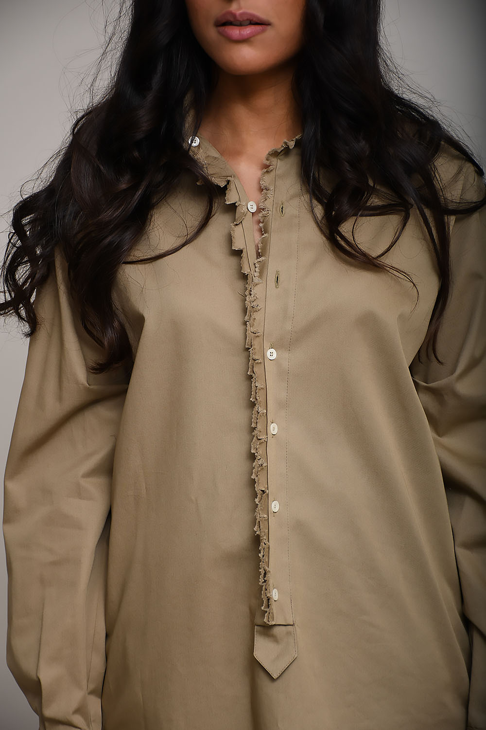 Baby cotton shirt dress