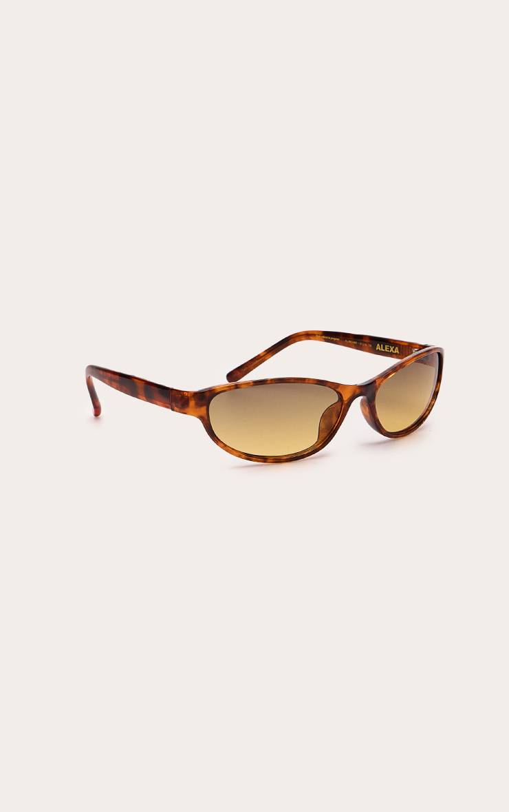 Marron Lunettes De Soleil Œil-de-chat Slim Alexa Havane A.kjærbede