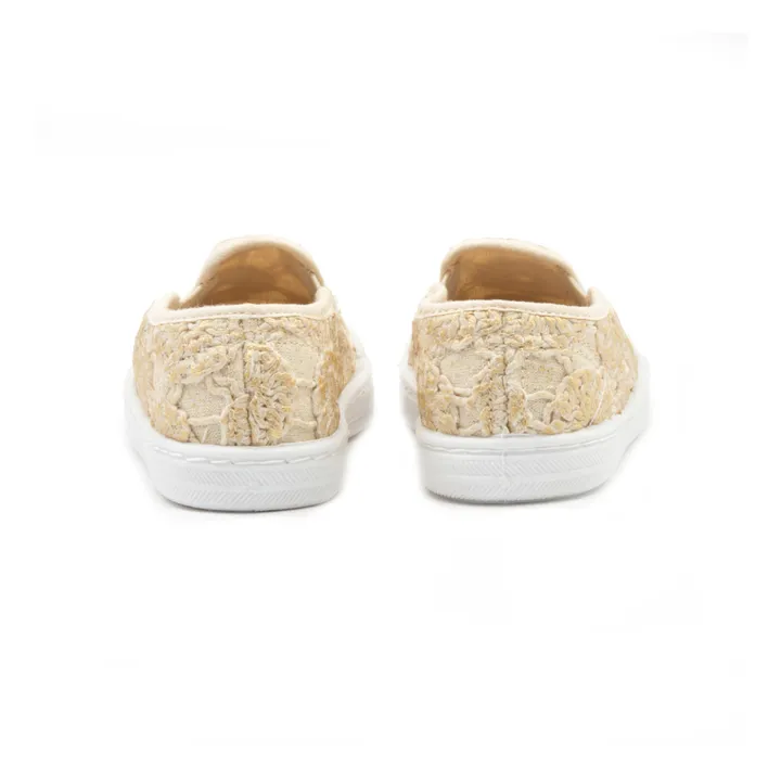 Pèpè Baskets Slip-On Broderies | Doré