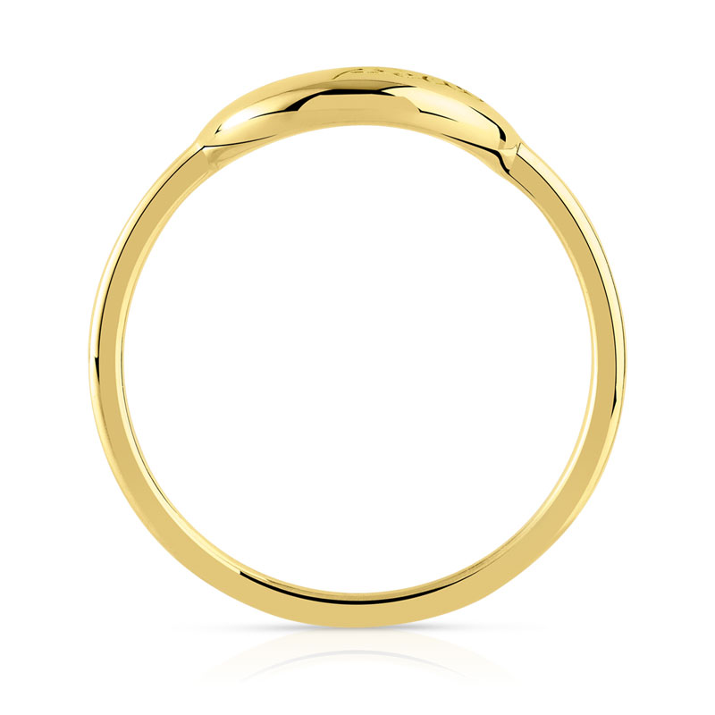 Bague or 375 jaune