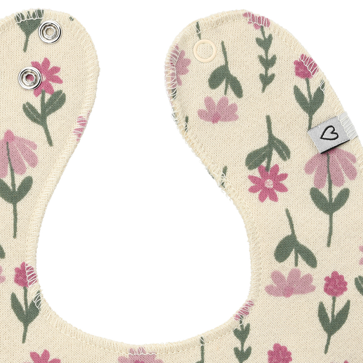 Topomini Baby Bandana mit Print beige / rosa / grün