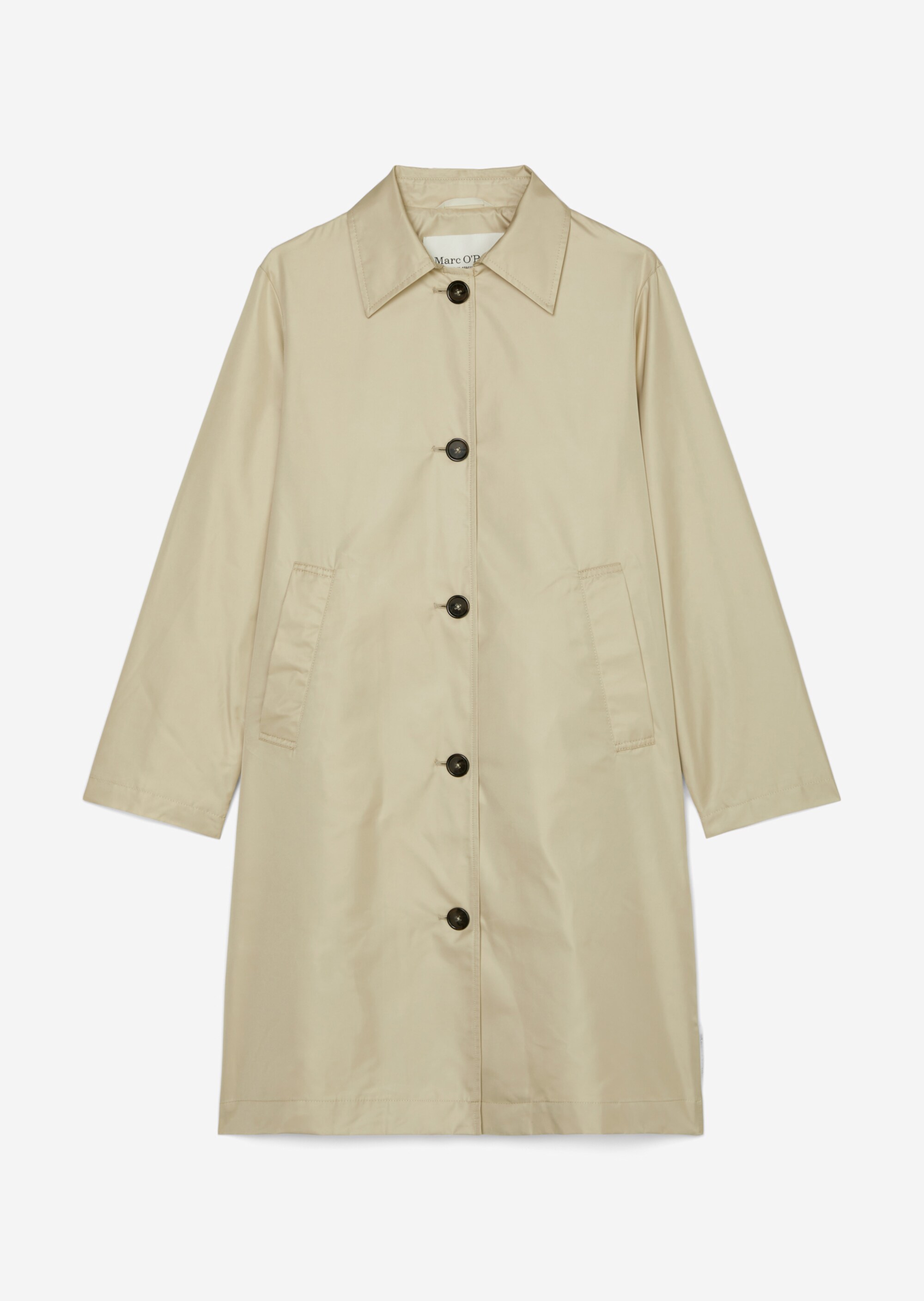 Car Coat A-Linieaus recyceltem Polyester