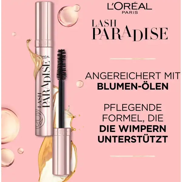 Lash Paradise Mascara + Lumi Enhancer + Lipgloss + Beauty Bag Geschenkset