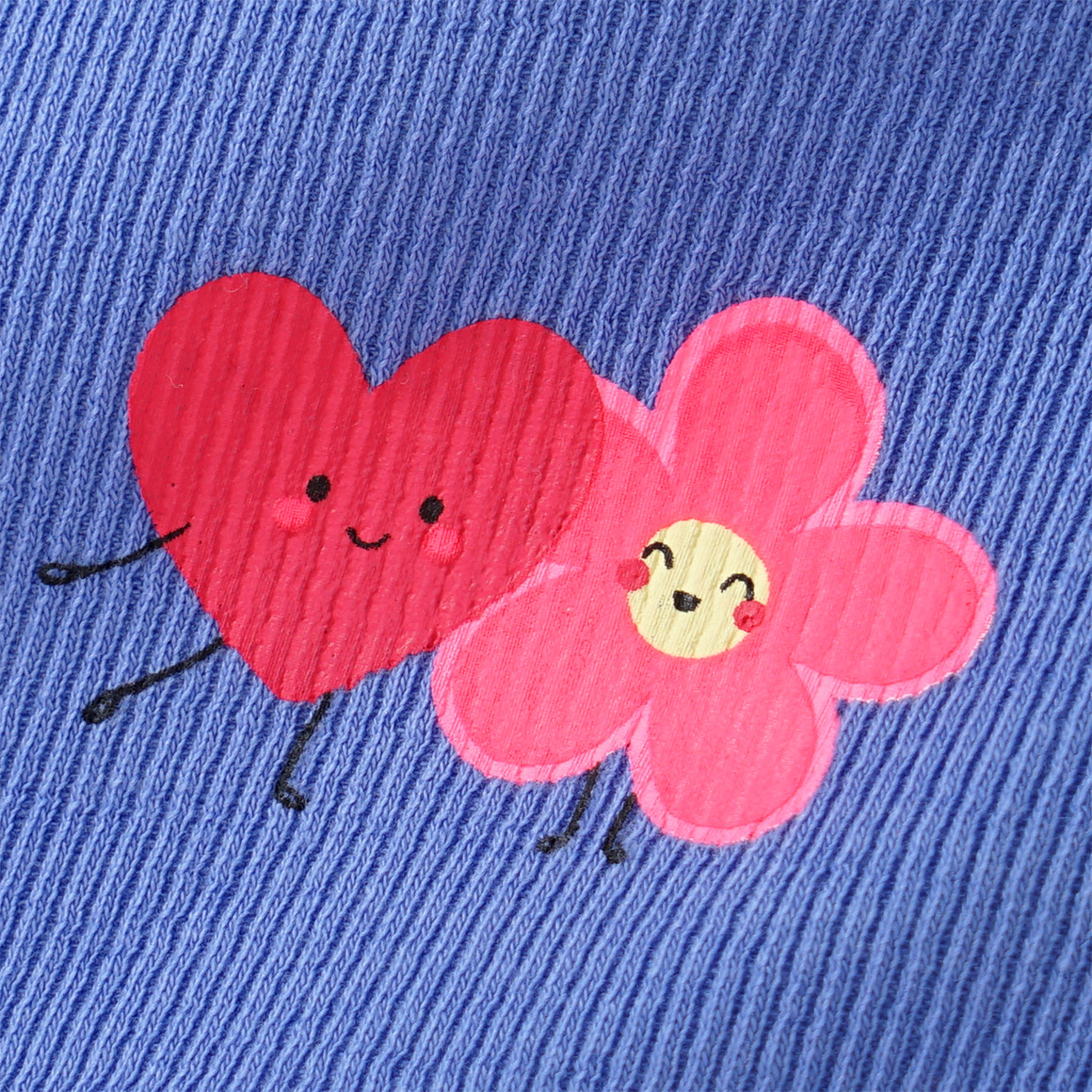 Famy 2 Mädchen Bustiers mit Rippstruktur pink / blau