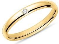 14 karaat gouden ring voor dames met Diamant