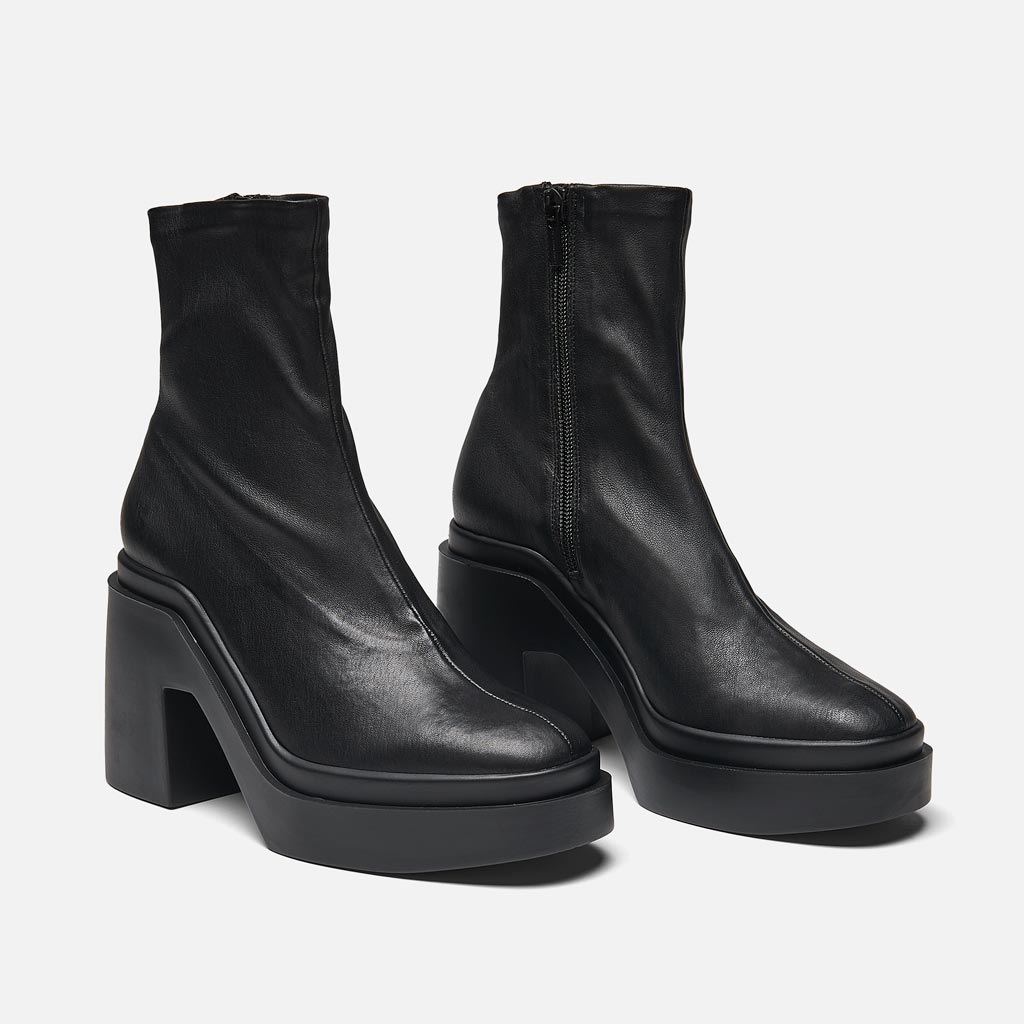 ANKLE BOOTS - NINA ankle boots, lambskin black