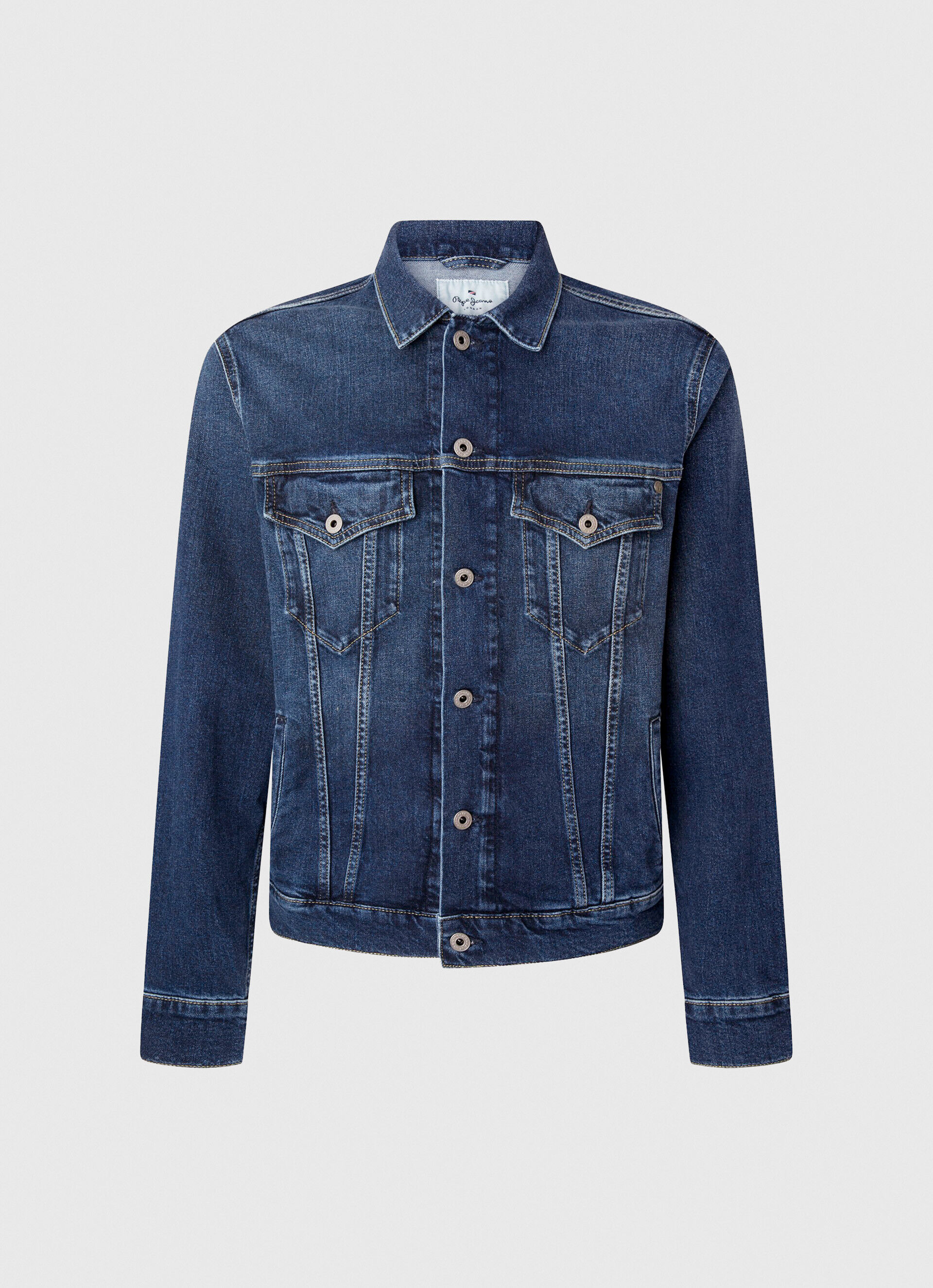 JAQUETA JEANS DE CORTE REGULAR - jeans