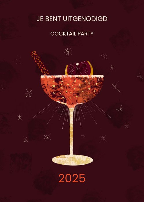 Greetz | Uitnodiging nieuwjaarsfeest | cocktail