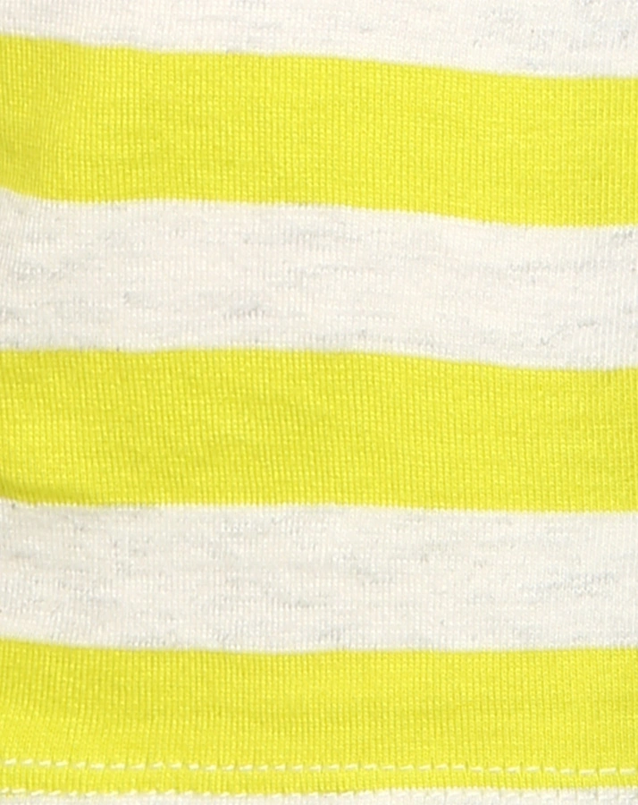 T-Shirt SPORTY DINO gestreift in gelb