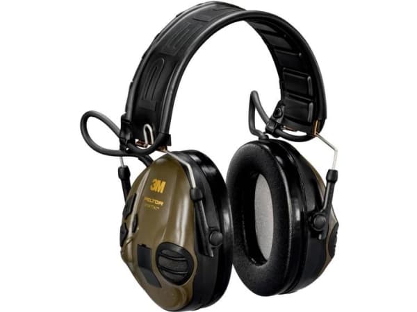3M Peltor SportTac MT16H210F-478GN945 - Hodetelefoner - full størrelse - kablet - oransjecamo, camo-grønn