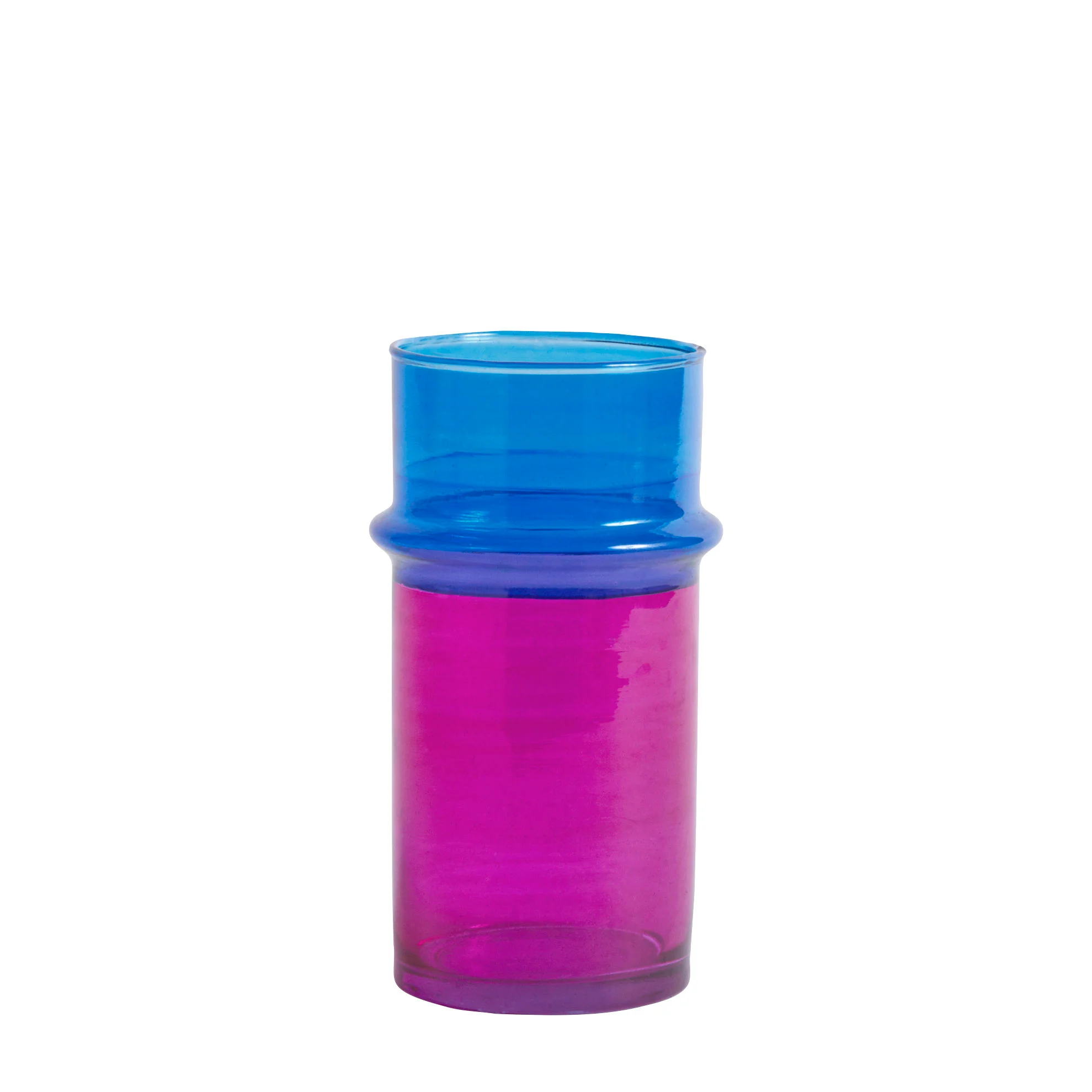 MOROCCAN SMALL - Vase verre | Bleu