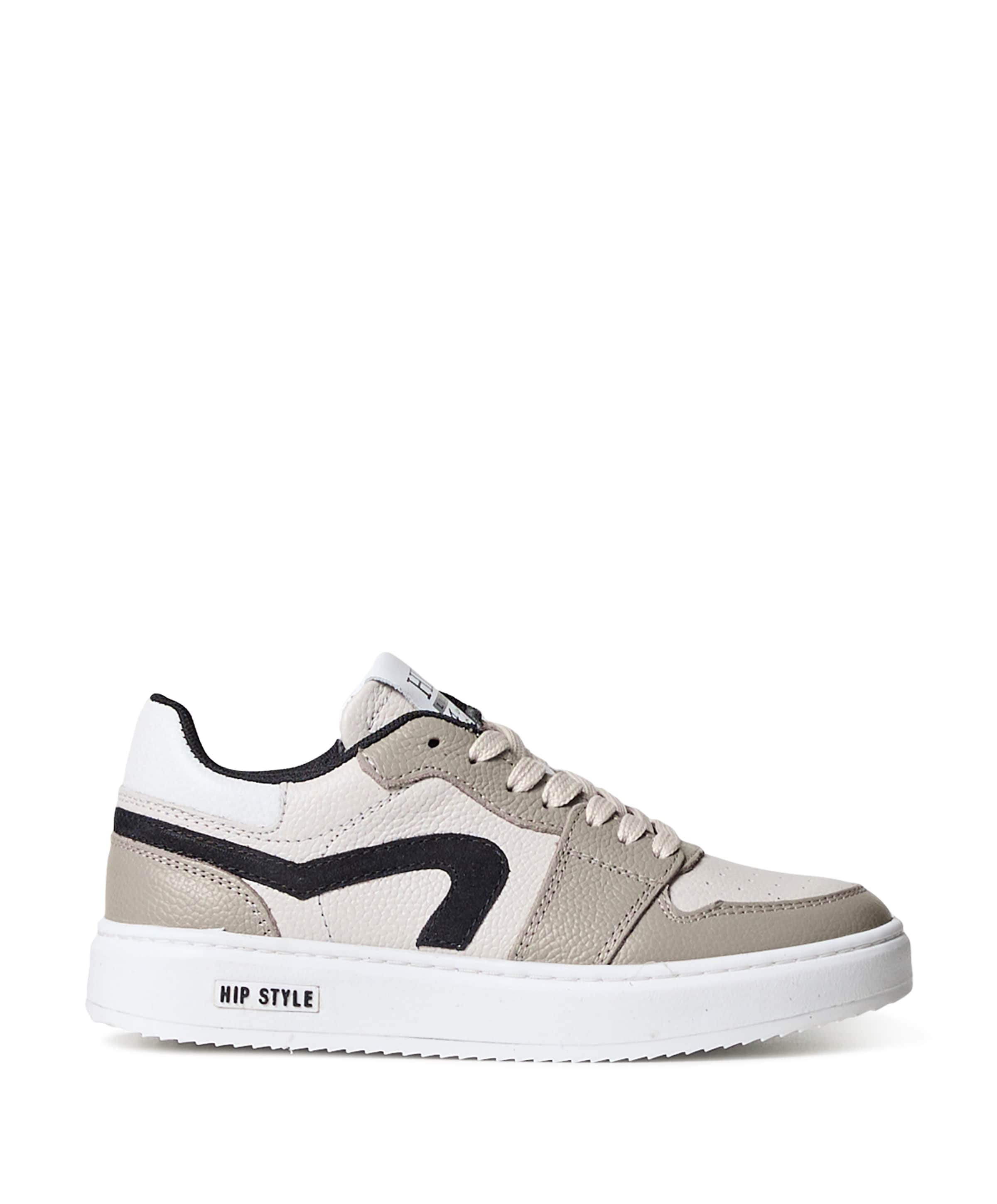 Hip jongens veterschoenen beige