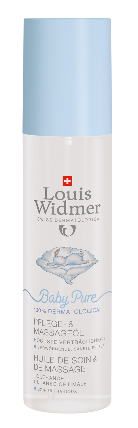 LOUIS WIDMER BabyPure Pflege & Massagöl Öl ohne Parfum 150 ml