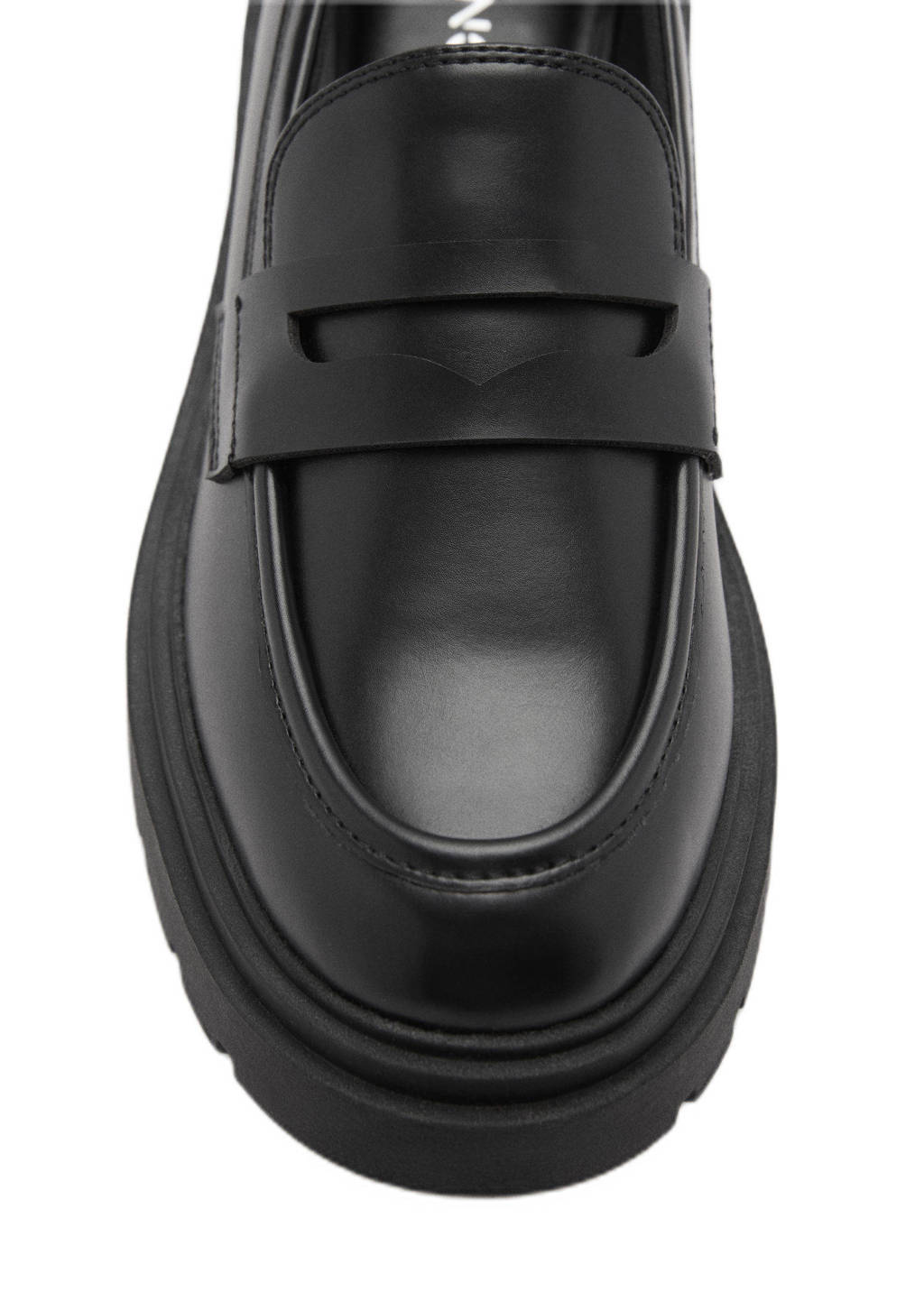 MANGO TEEN chunky loafers zwart