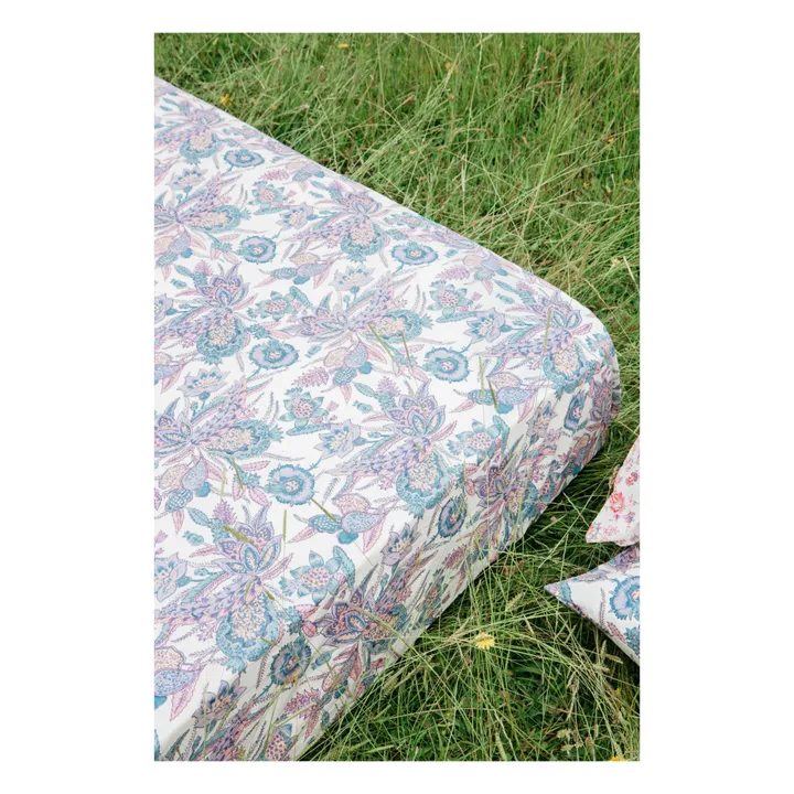 Louise Misha Drap-housse Nicole en coton bio | Violet