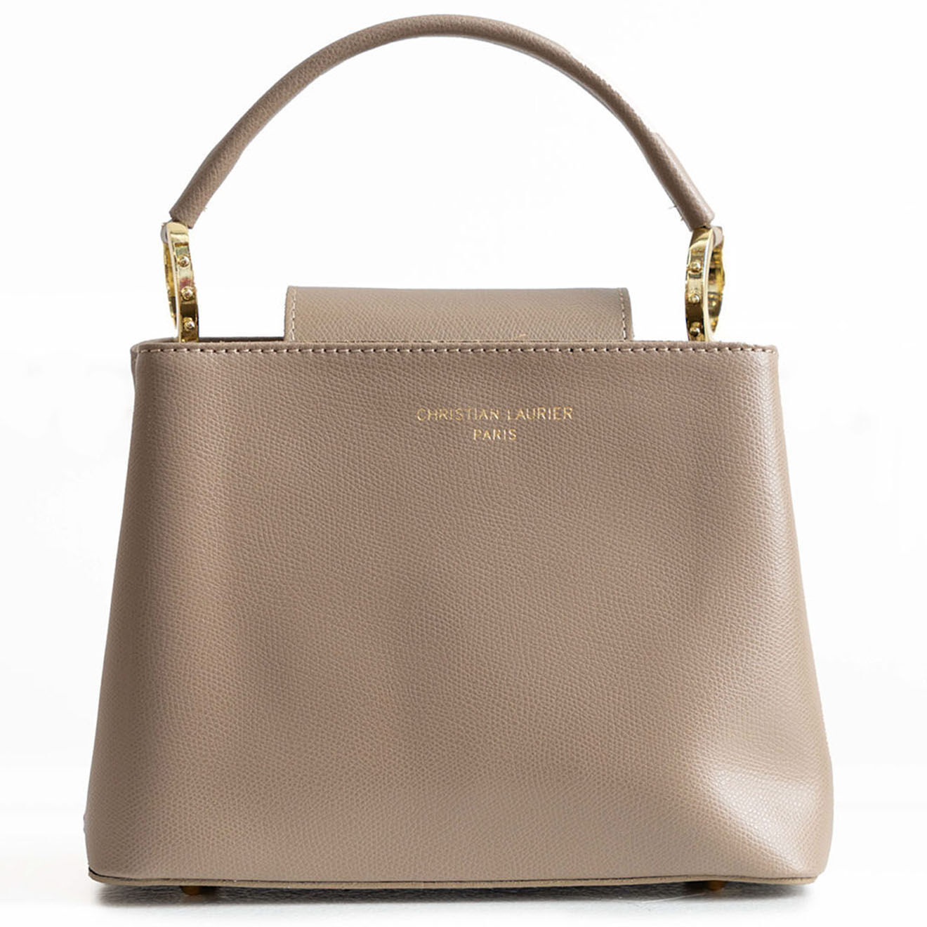 Christian Laurier Sac à main en Cuir Shauna beige - 24,5x29,5x12 cm