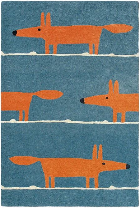 Vloerkleed 25318 mr Fox  | Scion Rug Collection