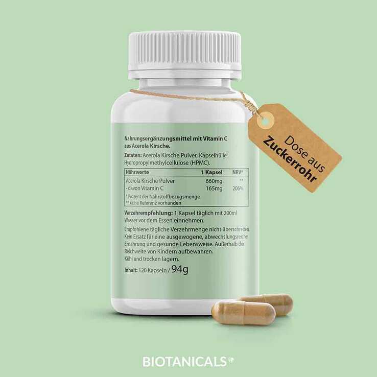 Biotanicals Vitamin C Kapseln, 120 St