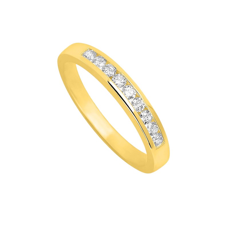 Bague Femme - Oxyde de zirconium - Or 18 Carats