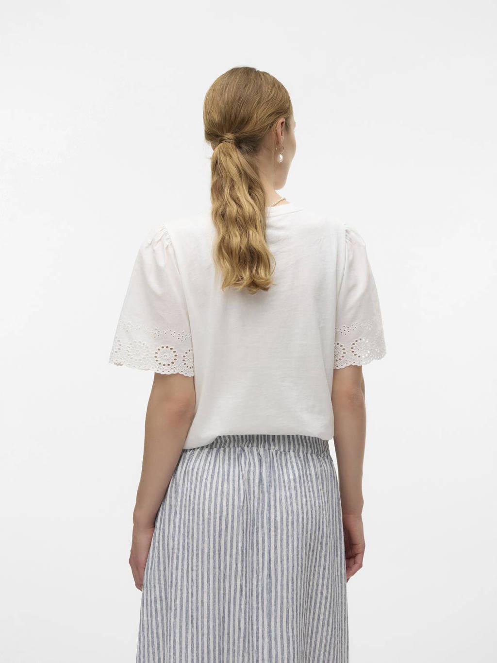 VERO MODA MATERNITY zwangerschapsblouse VMMEMILY wit