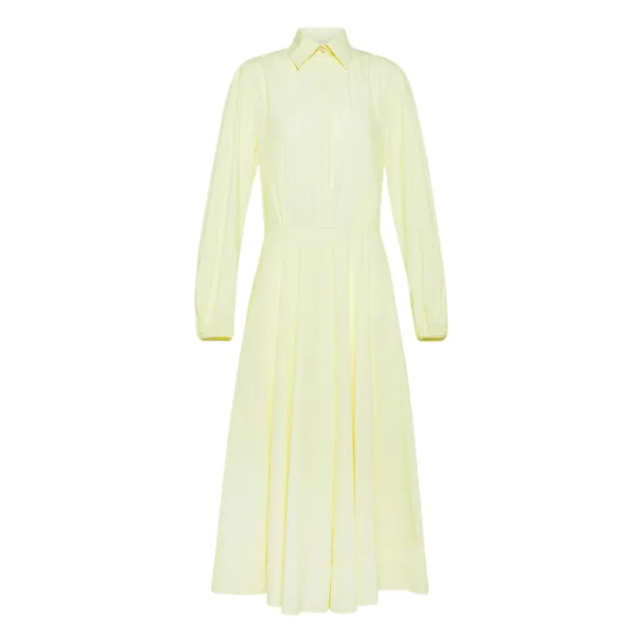 Forte Forte Robe Popeline de Coton | Jaune
