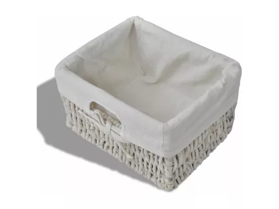 Porte-manteau Blanc 60x23,5x33 Bois de Paulownia