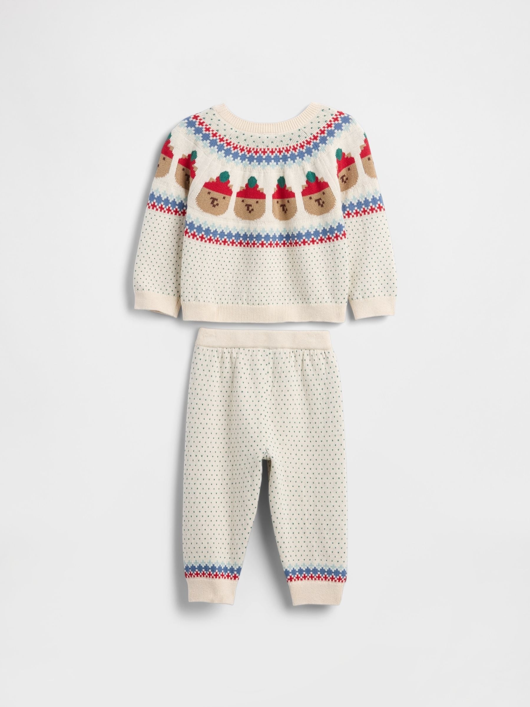 Gap Bear Fair Isle patroon trui set (0-24maanden)