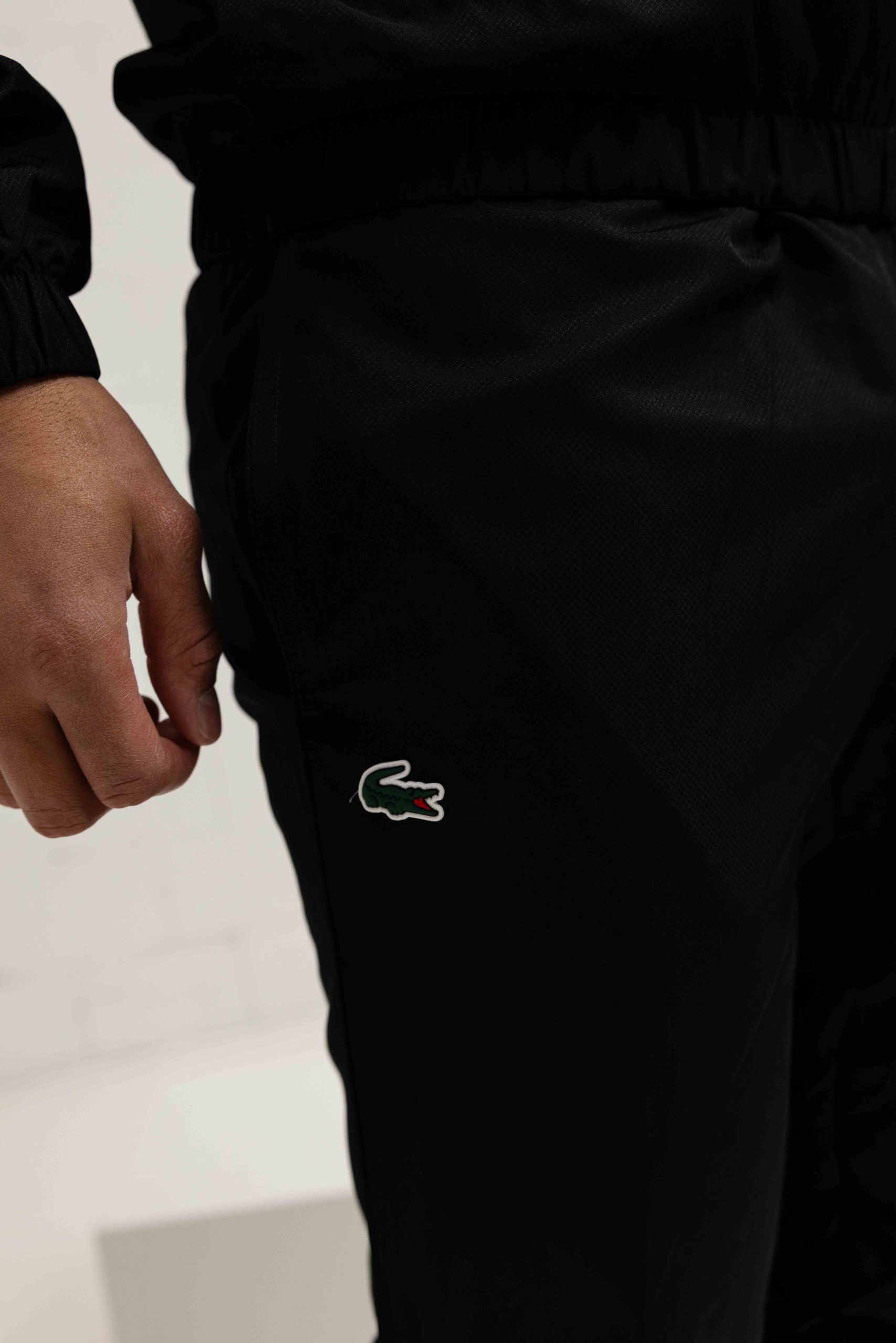 Lacoste Diamond Trainingspak Heren Zwart