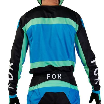 Maillot cross Fox 180 - BALLAST 2024 - Noir / Bleu
