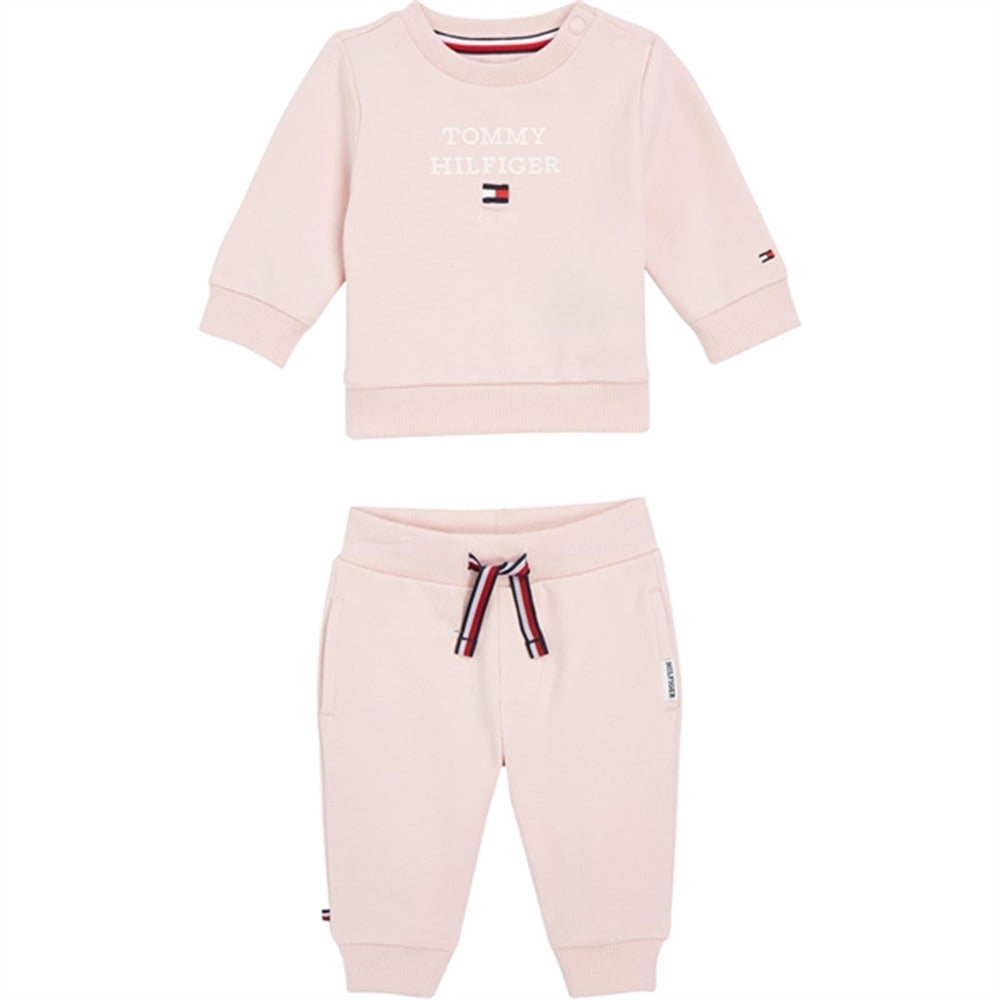 Baby Th Logo Sæt Whimsy Pink
