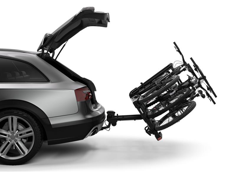Thule Anhängerkupplungsträger EasyFold XT 3 Komplett zusammenklappbare Fahrradträger für Anhängekupplung