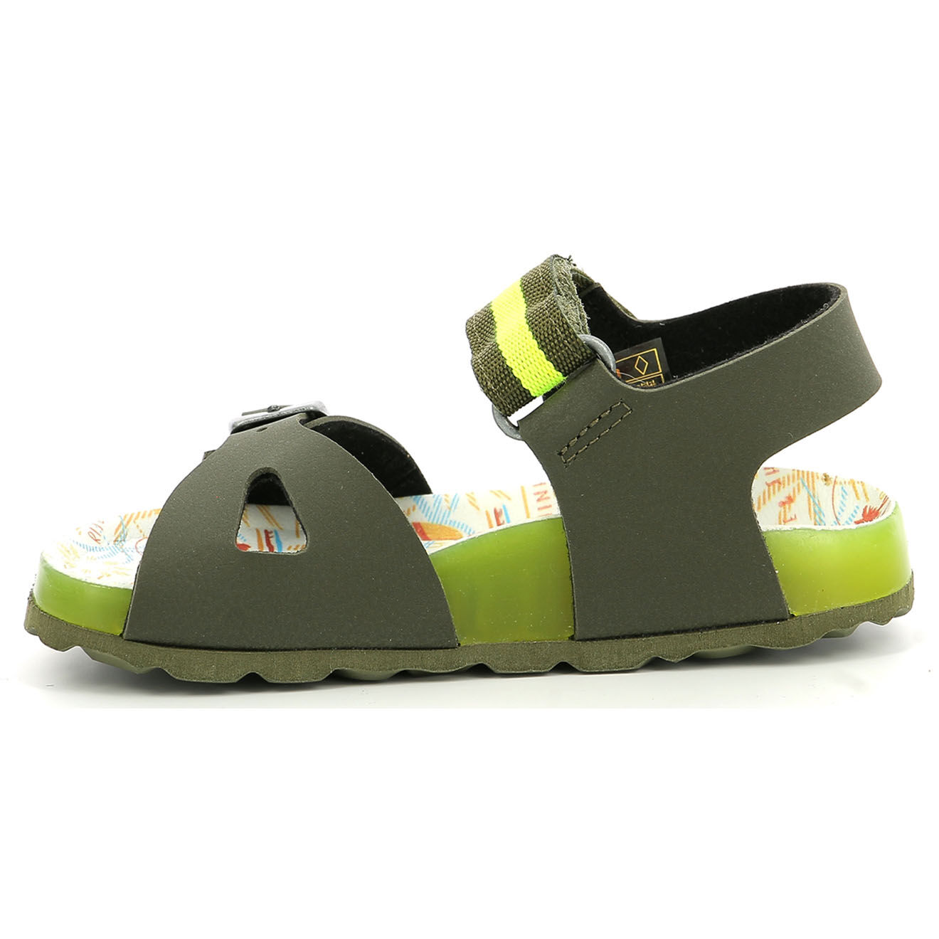 Kickers Sandales Sostreet kaki/jaune/surf
