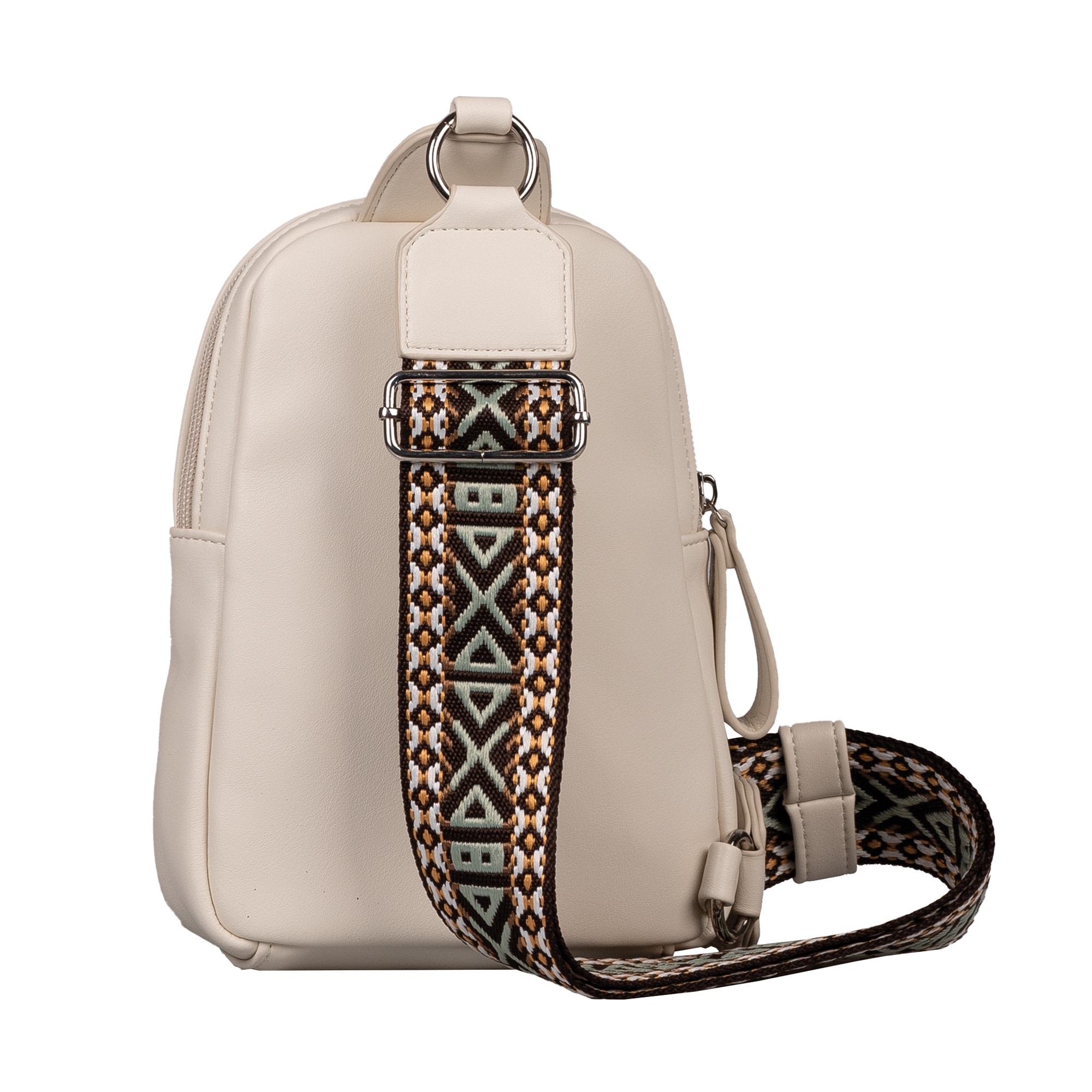 TOM TAILOR Rucksack »Palina« aus weichem Lederimitat mit effektvollem Schulterriemen