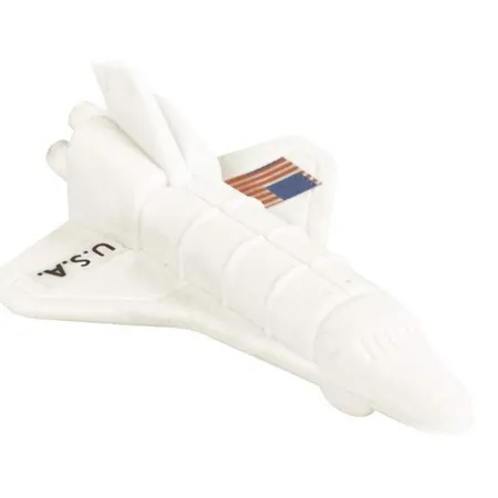BRUNNEN Radiergummi Space Shuttle 4 x 6 cm weiß