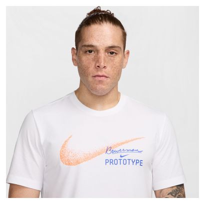 Maillot manches courtes Nike Blanc Homme