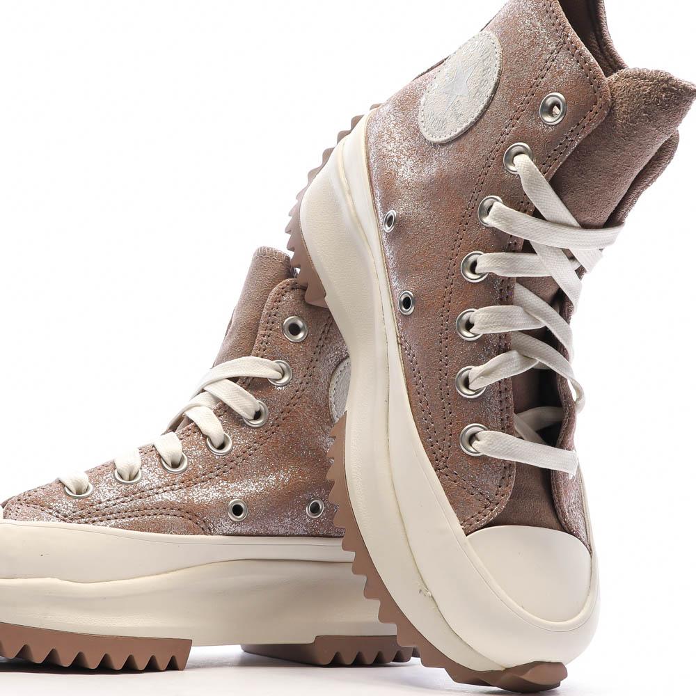 Converse Baskets Rose à paillettes Femme Converse Run Star Hike A11578C