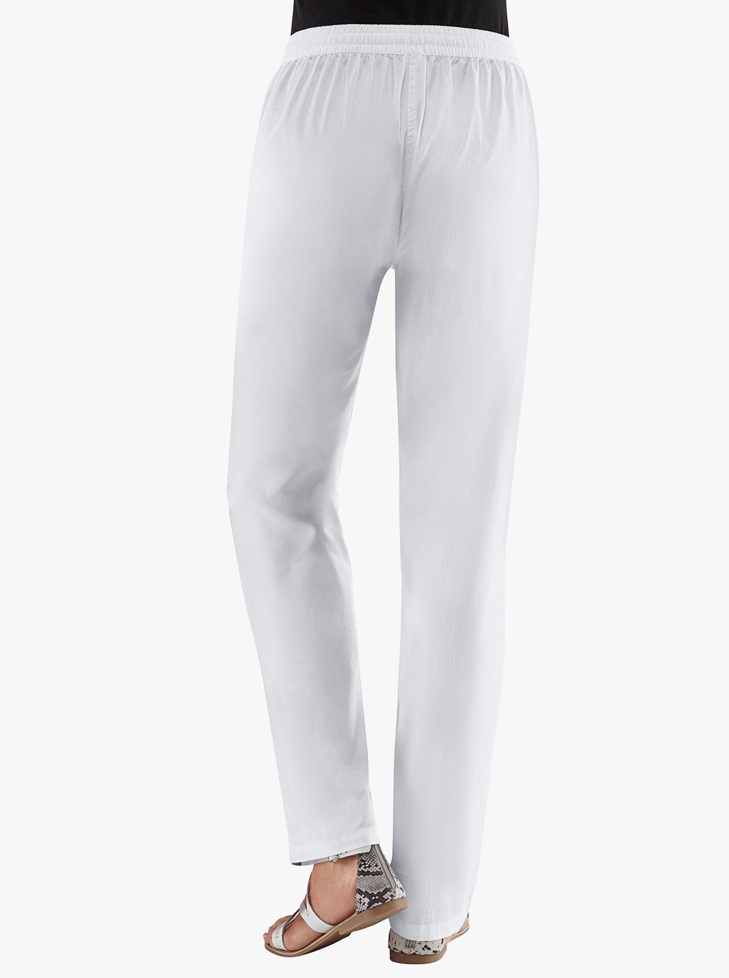 Palazzohose aus Jeans-Stoff