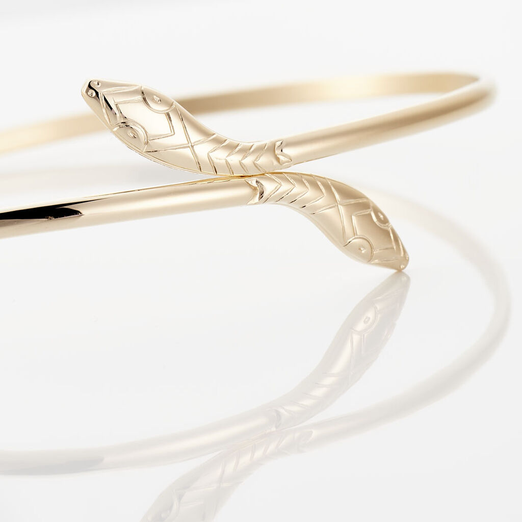 Bracelet Jonc Wandala Plaqué Or Jaune
