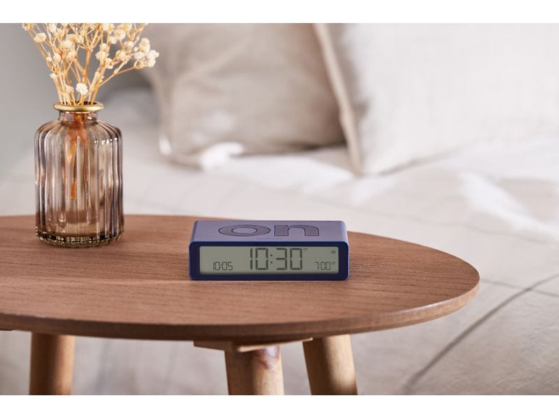 Lexon Digitalwecker Flip Classic Dunkelblau LCD-Wecker
