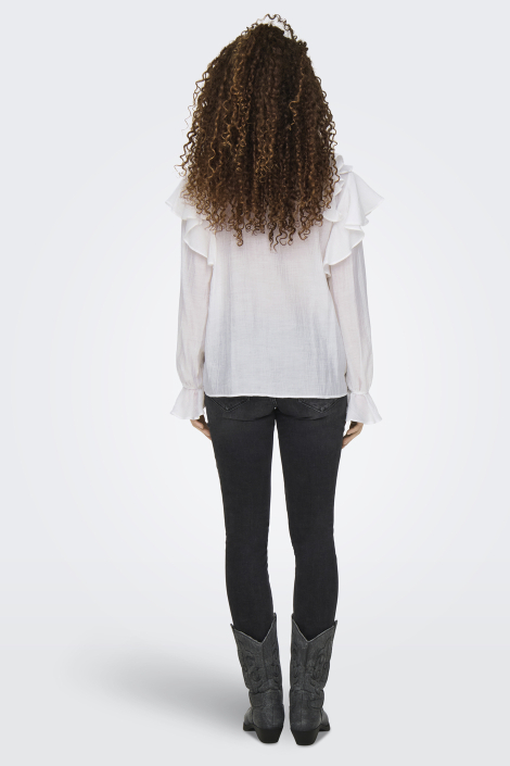 Jacqueline de Yong witte dames blouse