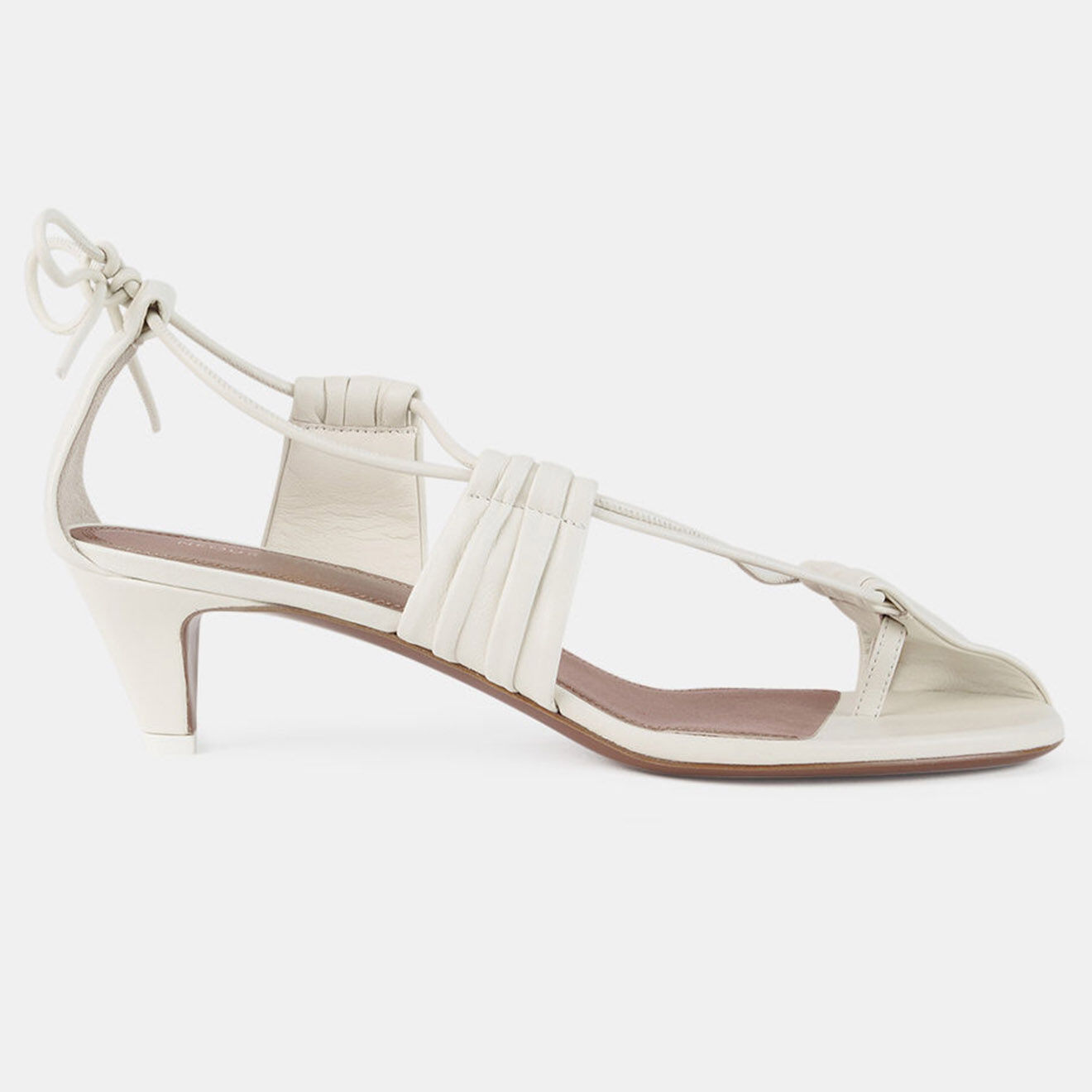 Neous Sandales en Cuir Alma beiges - Talon 5 cm