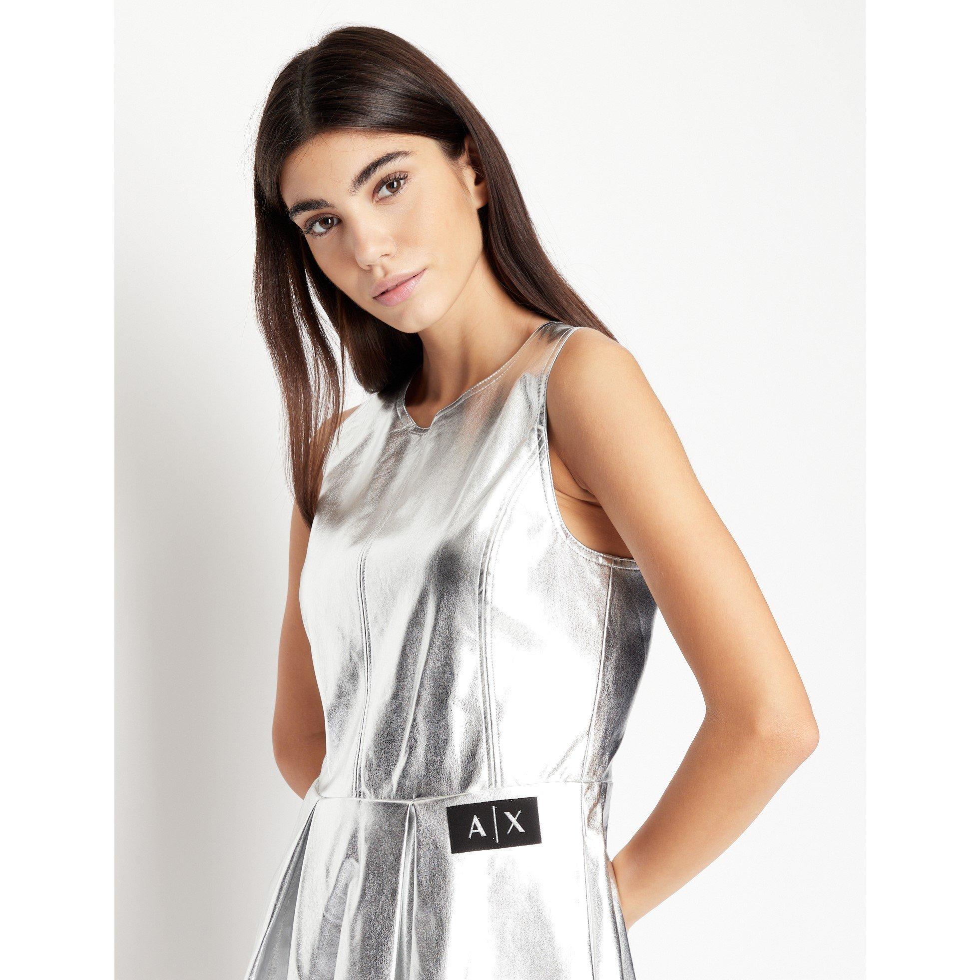 Armani Exchange Metallic Dress