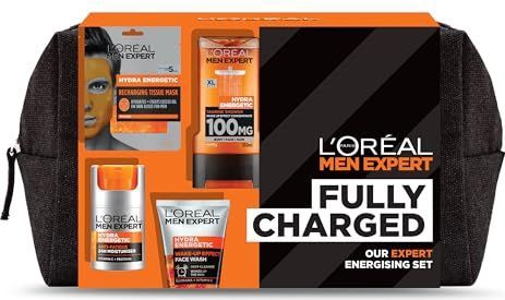 L'Oreal Paris Men Expert - Hydra Energetic - Geschenkset - 4-delig - Voor Hem