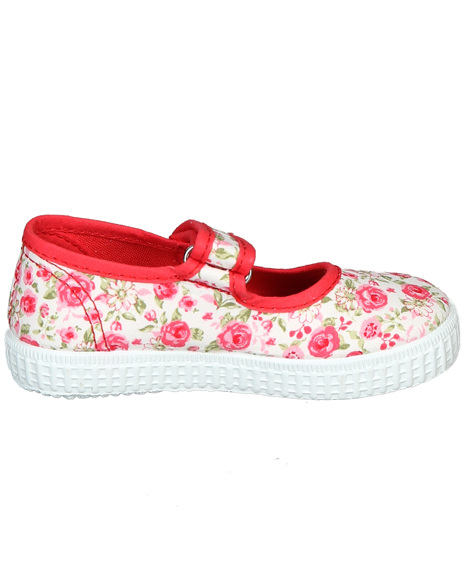 Canvas-Spangenschuhe FLOR in koralle