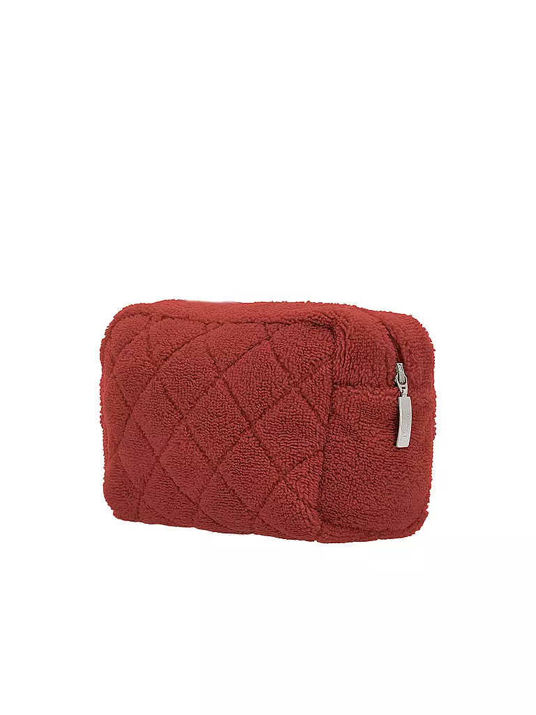 VOSSEN Kosmetiktasche 11tlg. BEAUTY BAG Raw Sugar dunkelrot