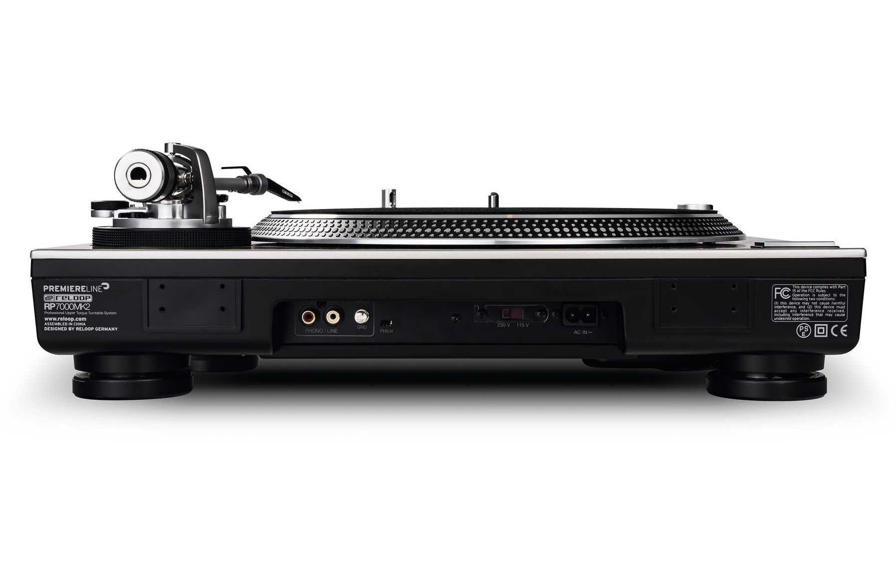 Plattenspieler RP-7000 MKII Silber<br>Plattenspieler mit quarzgesteuertem Upper-Torque-Direktantrieb