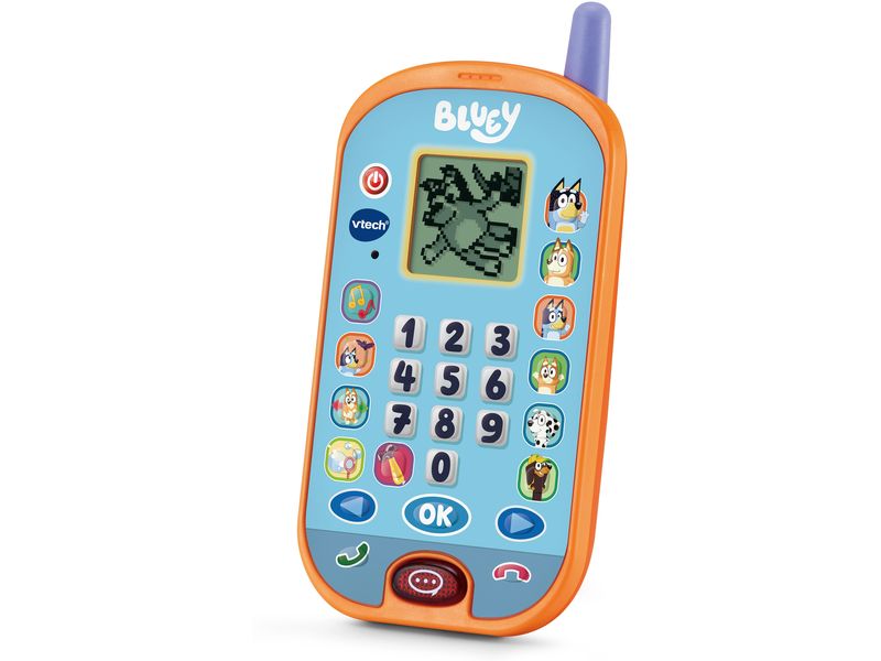 Vtech Lernhandy Bluey -DE- Interaktives Lernspielzeug im Smartphone-Design