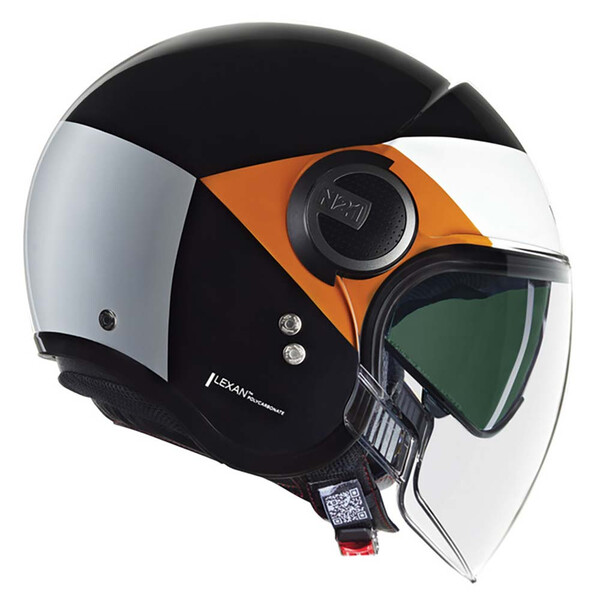 Nolan - Casque N21 Visor Onirico Noir / Blanc / Orange / Brillant