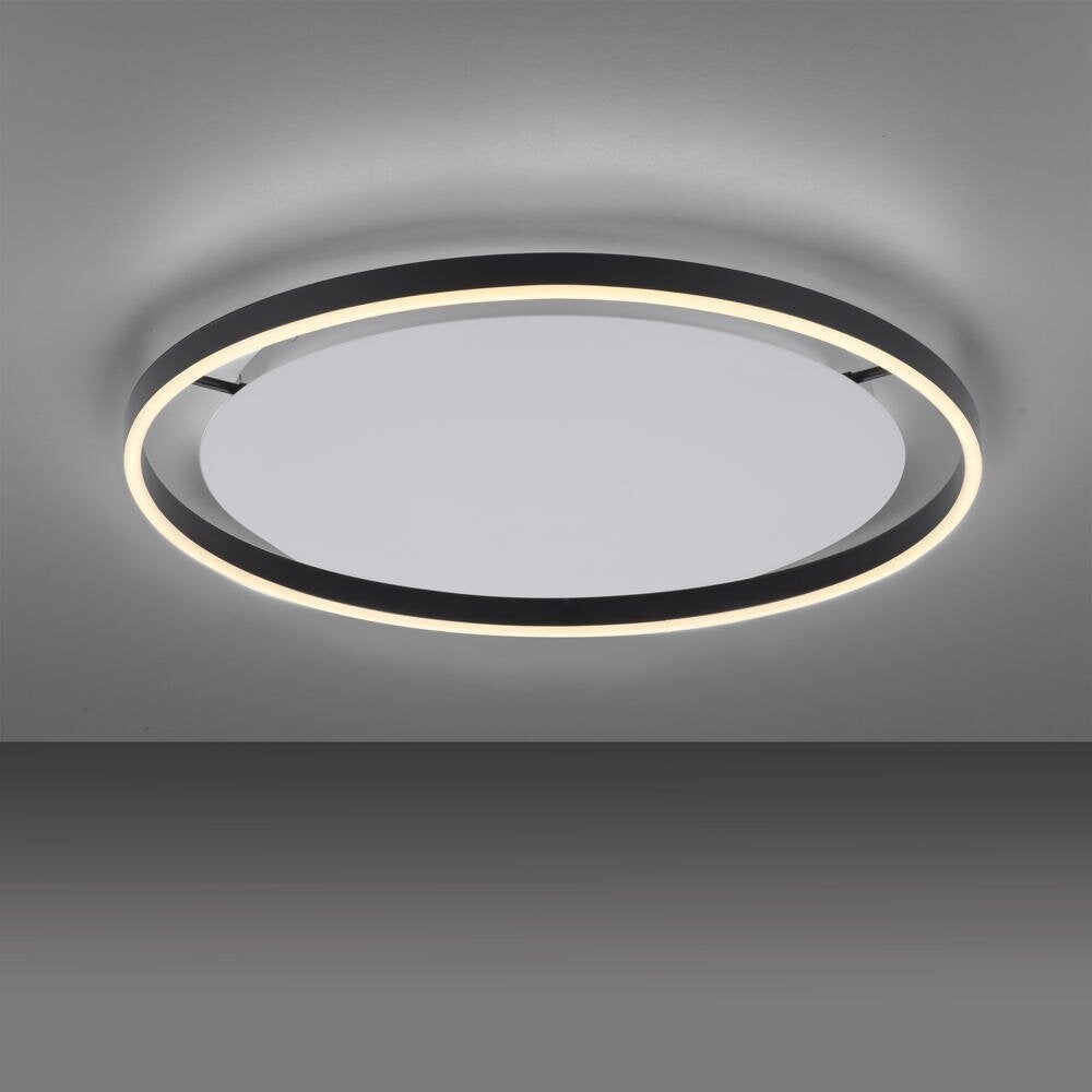 LED plafondlamp Ritus in zwart 28W 3650lm