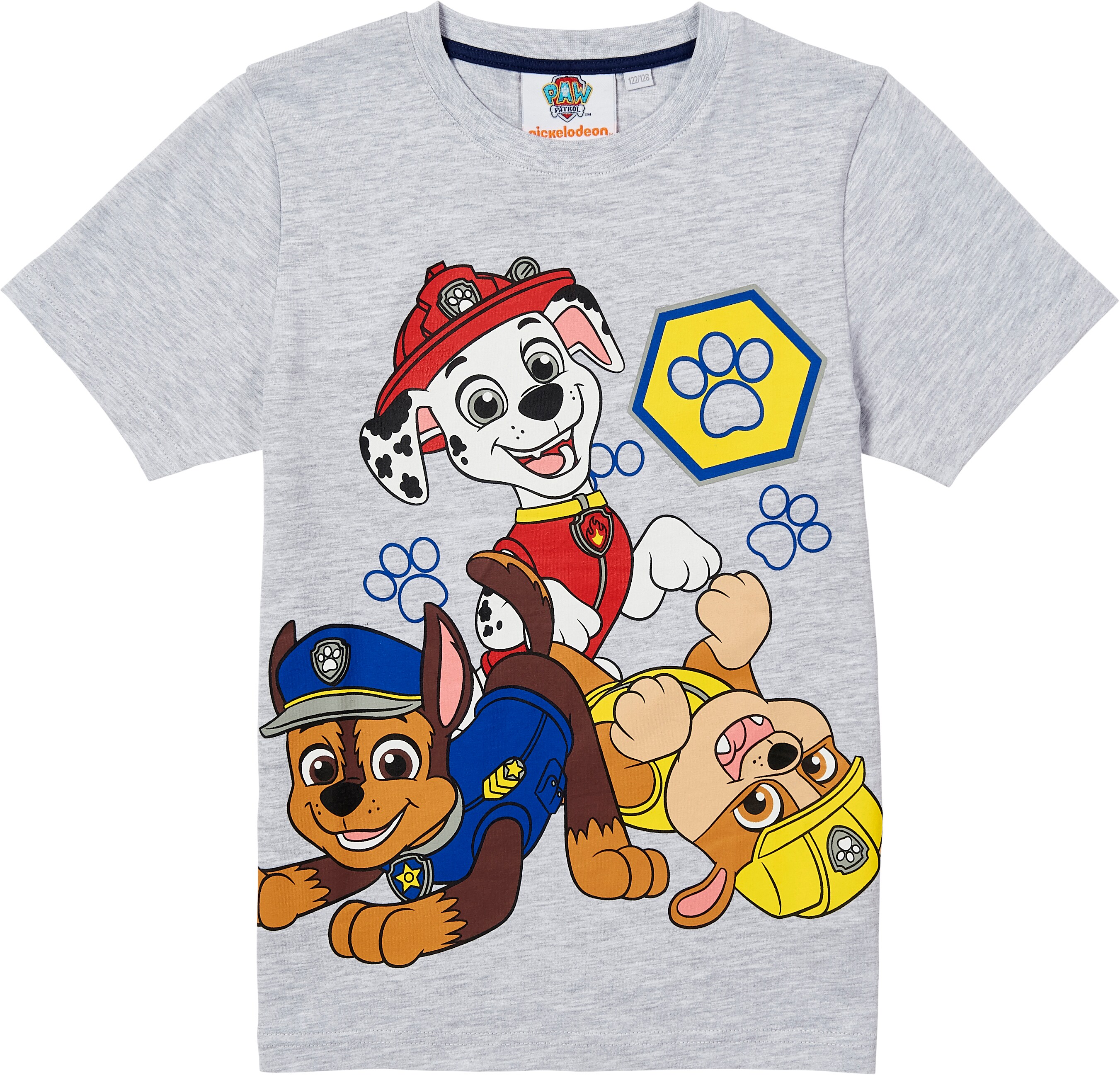 Kinder Lizenz T-Shirt für Jungen und Mädchen 2er - Paw Patrol Boys 98/104